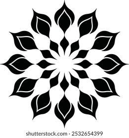 A simple creative mandala design 