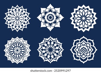 Simple creative mandala design vector style