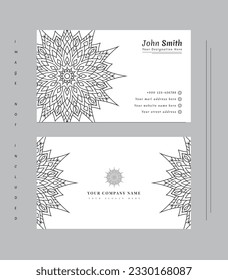 Simple, Creative and minimal mandala business card design for all