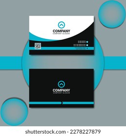 Simple creative modern business card design template vector