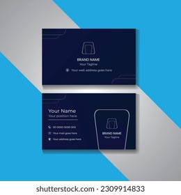 Simple and creative modern business card design