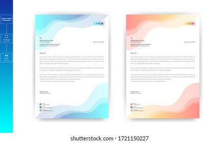 Simple creative modern business style letterhead templates design. Letterhead design for your Business,abstract,corporate,letterhead design