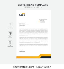 Plantillas de cabecera de letra sencillas y creativas para el diseño del proyecto, ilustración vectorial