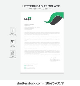 Simple creative modern letter head templates for your project design, Vector illustration