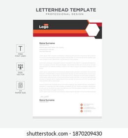 Plantillas de cabecera de letra sencillas y creativas para el diseño del proyecto, ilustración vectorial