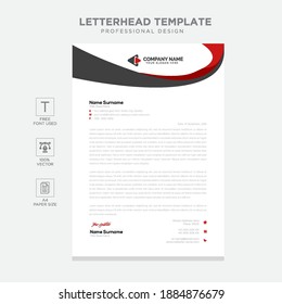 Plantillas de cabecera de letra sencillas y creativas para el diseño del proyecto, ilustración vectorial