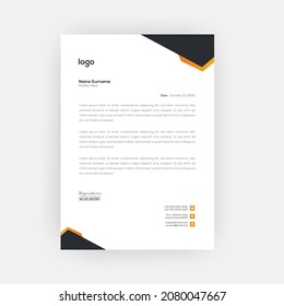 Einfache kreative, moderne Briefkopfvorlagen für Ihr Projektdesign, a4-Größen.
