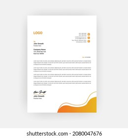 Simple creative modern letter head templates for your project design,a4 sizes.
