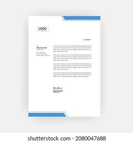 Simple creative modern letter head templates for your project design,a4 sizes.