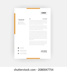 Simple creative modern letter head templates for your project design,a4 sizes.