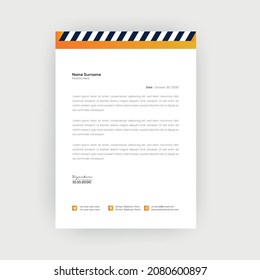 Simple creative modern letter head templates for your project design,a4 sizes.
