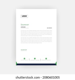 Simple creative modern letter head templates for your project design,a4 sizes.
