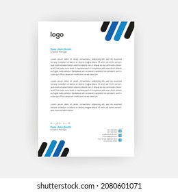 Simple creative modern letter head templates for your project design,a4 sizes.