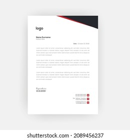 Simple creative modern letter head templates for your project design,a4 sizes.
