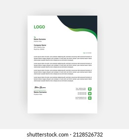 Simple creative modern letter head templates for your project design,a4 sizes.