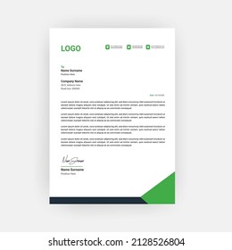 Simple creative modern letter head templates for your project design,a4 sizes.