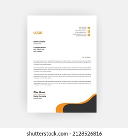 Einfache kreative, moderne Briefkopfvorlagen für Ihr Projektdesign, a4-Größen.
