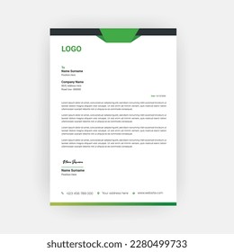 Simple creative modern letter head templates for your project design, Vector illustration