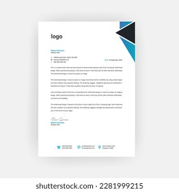 Plantillas sencillas de letra creativas y modernas para el diseño del proyecto, ilustración vectorial, tamaño A4