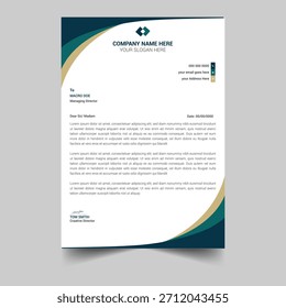 Simple creative modern letter head templates for your project design,a4 sizes.
