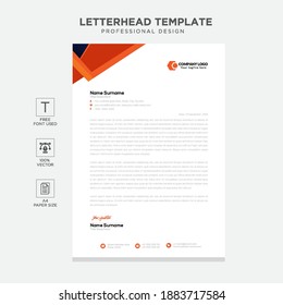 Simple creative modern letterhead templates  design for your project, Vector illustration