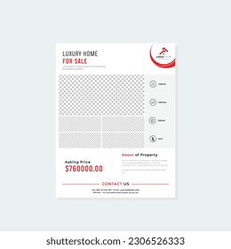 Simple And Creative Real Estate Flyer Design 