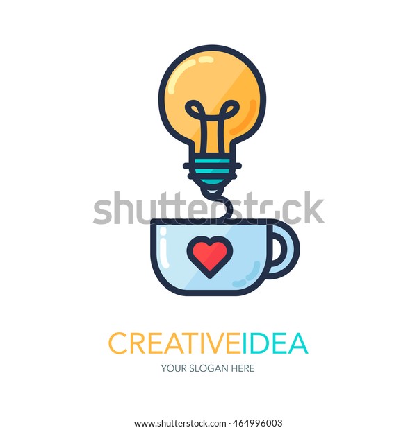 Simple Creative Success Idea Logo Innovation Stock Vector Royalty Free 464996003