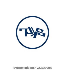 Diseño de logotipo TKS creativo simple