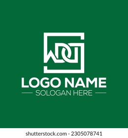 Simple creative WDD logo design concept suitable for company logo, print, digital, icon, apps, and other marketing material purpose