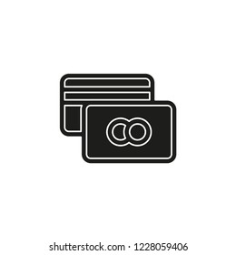 Simple Credit Card Vector Icon