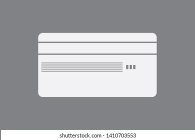 Simple credit card vector lo go illustration for online transaction in business
