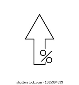 Simple of Credit and loan related. Vector Icon. Mobile concept and web design 