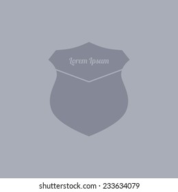 simple crest shield