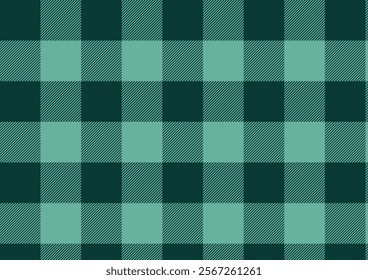 Simple crocodile green tone plaid seamless pattern vector. Background graphic tartan fashion design use for print, texture, cloth, fabric, flannel.	