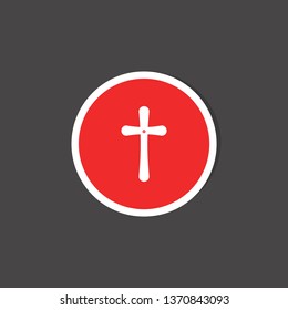 simple cross icon