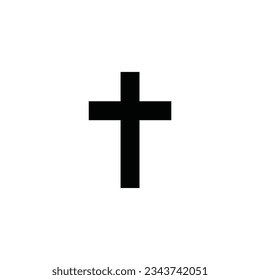 Simple cross icon vector eps.