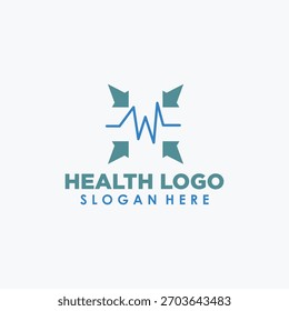einfache Kreuz-Logo-Design-Vorlage, Gesundheit Symbol Design Vektor