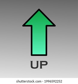 Simple cross turn up icon