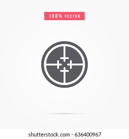 simple crosshair icon