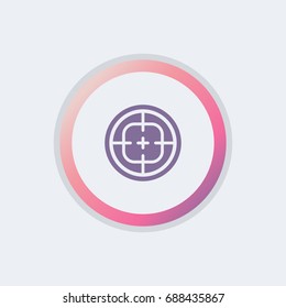 simple crosshair icon