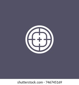 simple crosshair icon