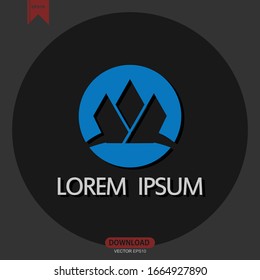 Diseño de ilustración vectorial simple concepto abstracto logo icono plantilla de ilustración vectorial