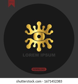 Simple crown concept logo icon template vector design