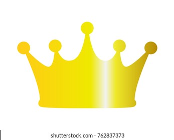 Simple Crown gradient with five prongs