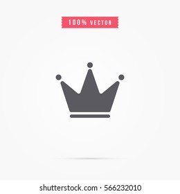simple crown icon design