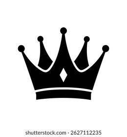 Simple Crown Icon for Leadership