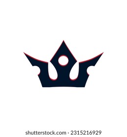  Simple crown icon vector illustration