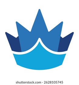 Simple crown icon Vector Illustration on white background