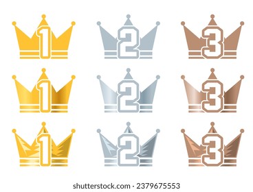 A simple crown illustration inspired by rankings