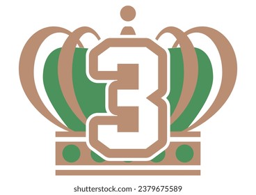 A simple crown illustration inspired by rankings